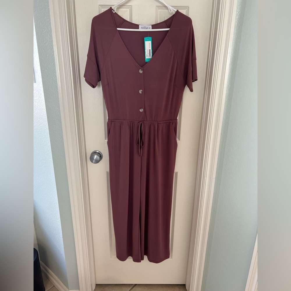 Short Sleeved Kaileigh Jumpsuit - New With Tags